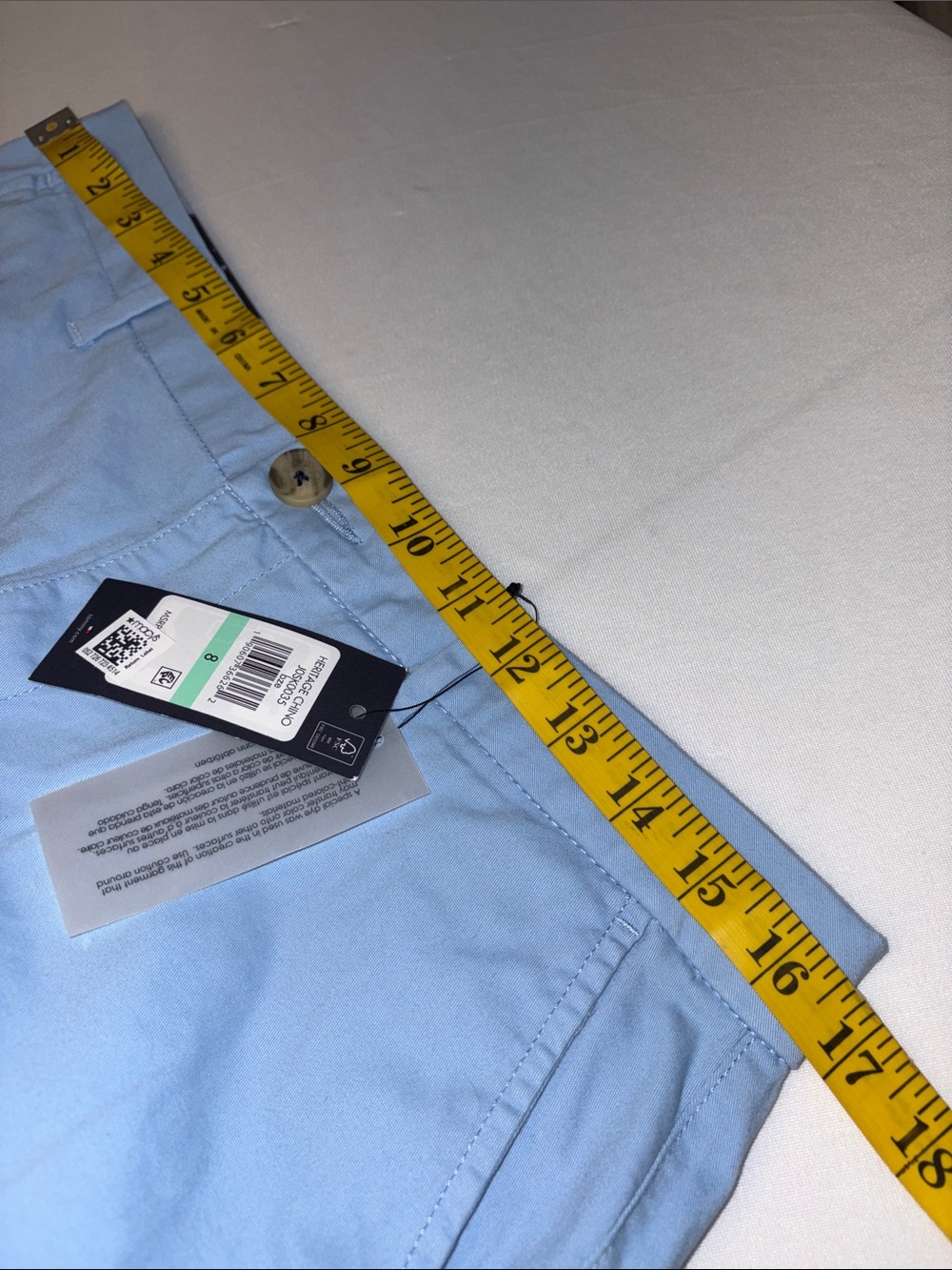 Tommy Hilfiger Hampton Heritage Chinos stretch slim fit size 8 NWT - Picture 4 of 8